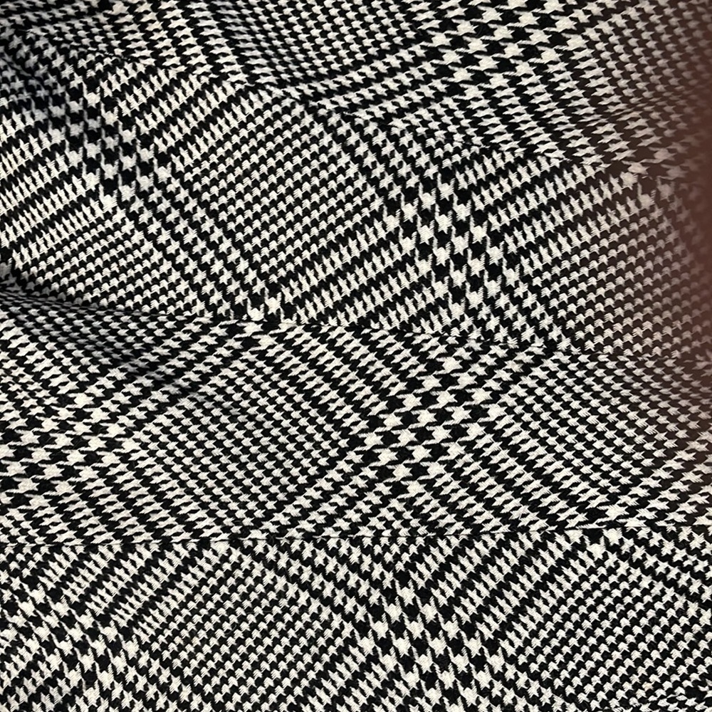 Kate Hill women’s skirt in black and white houndstooth size 2P - Picture 3 of 8